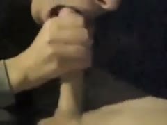 My friend's naturally pampered, filthy slut wife licked his unforgiving weenie.